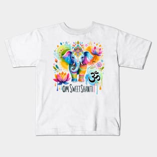 Om Sweet Shanti Kids T-Shirt